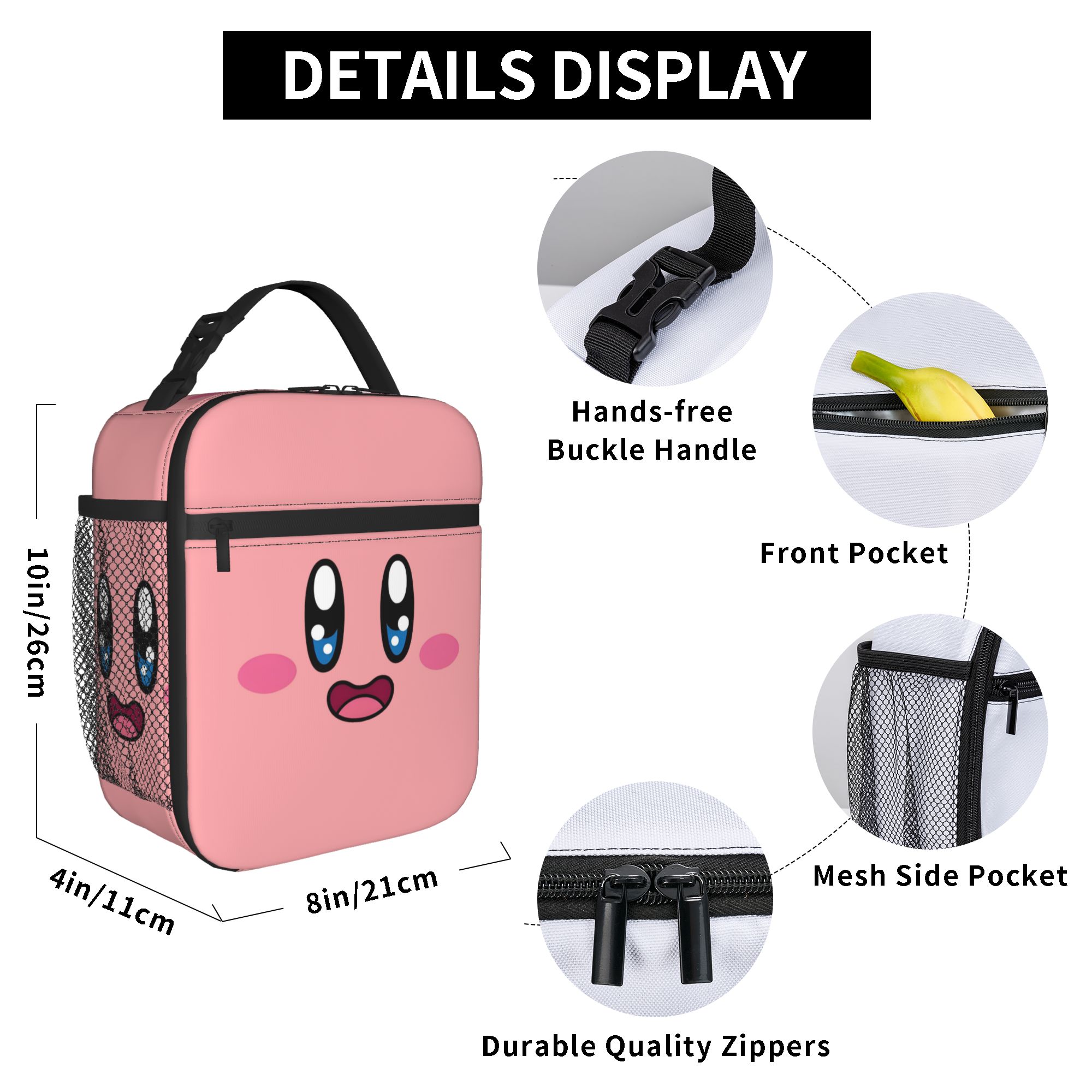 Custom K-Kirbys Resuable Lunch - огляд і ціна Kawaii Tech Accessories
