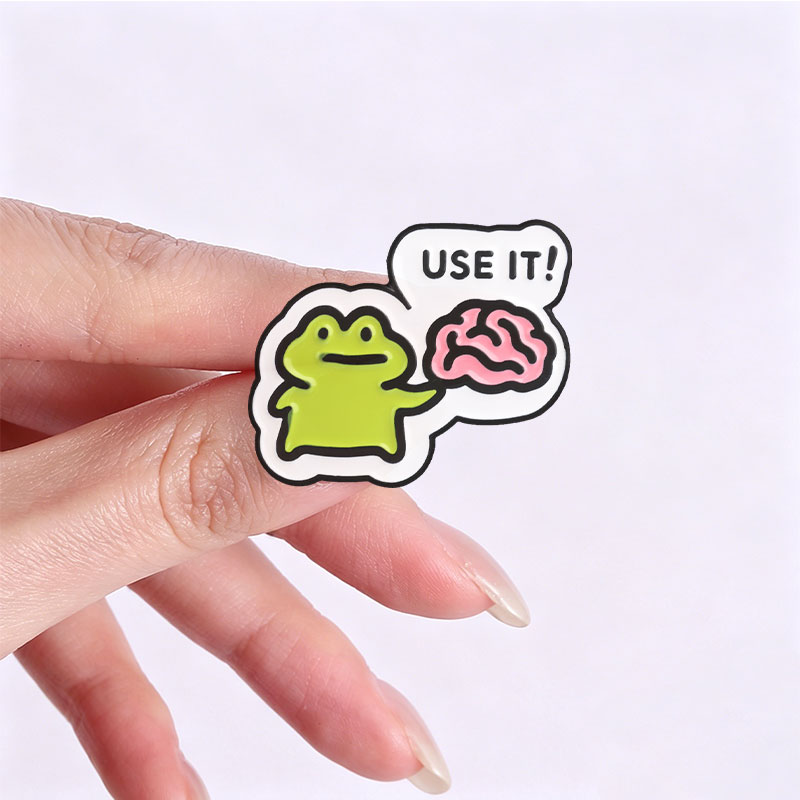 Funny Frog Badges Cute Cartoon - огляд і ціна Kawaii Tech Accessories