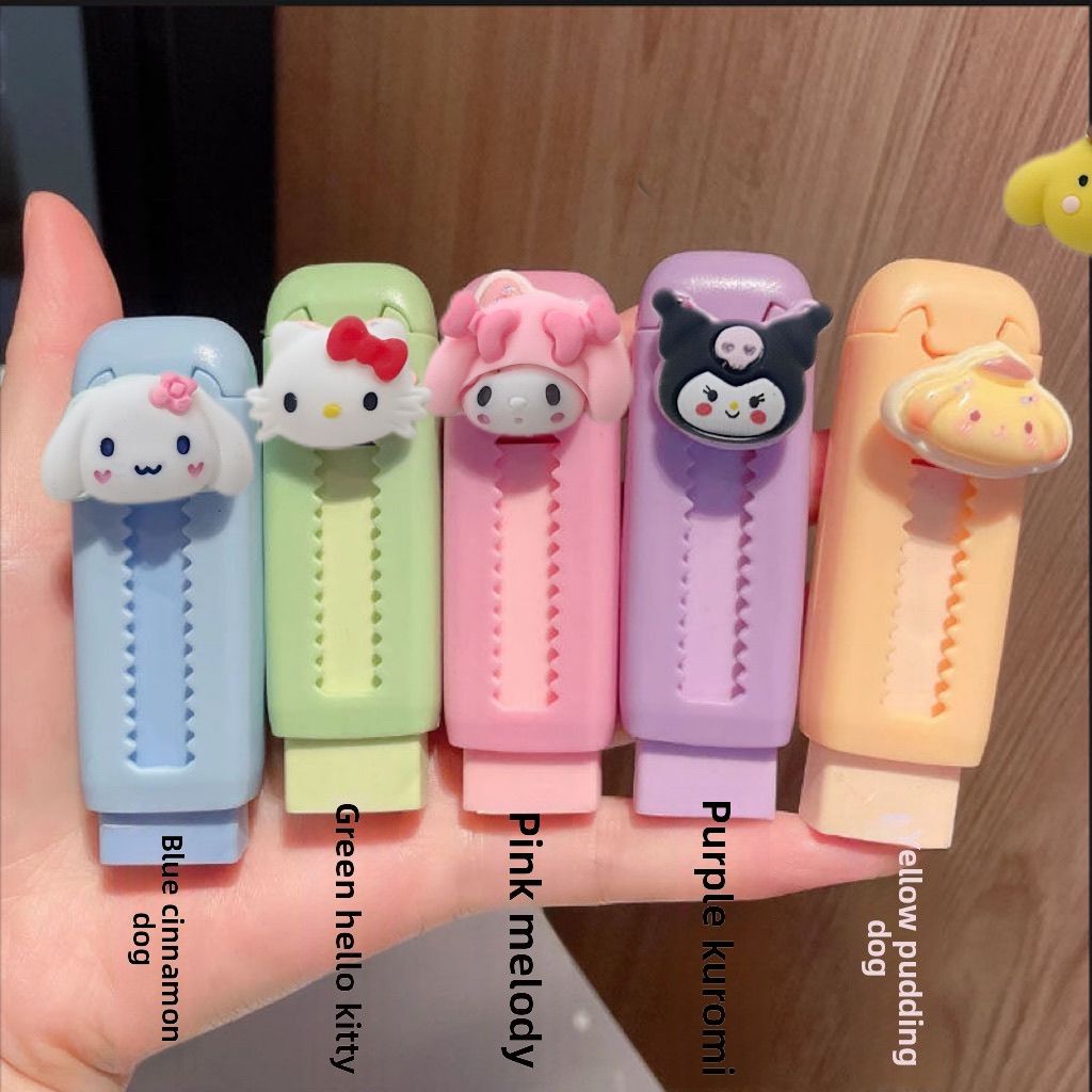 Cartoon Retractable Eraser Kaw - огляд і ціна Kawaii Tech Accessories