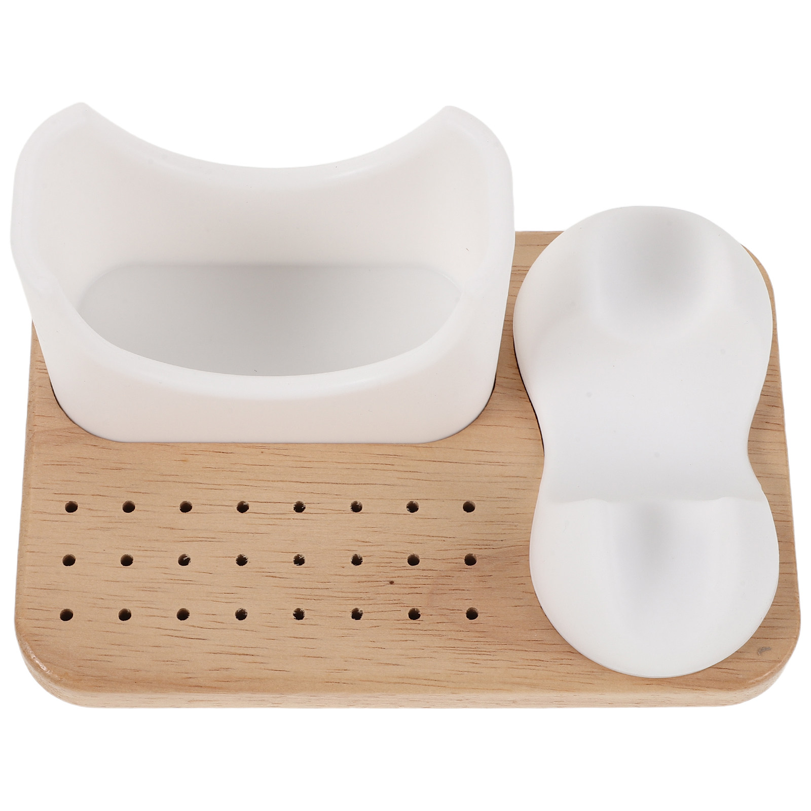 Silicone Nail Drill Holder wit - огляд і ціна Tech Accessories Storage