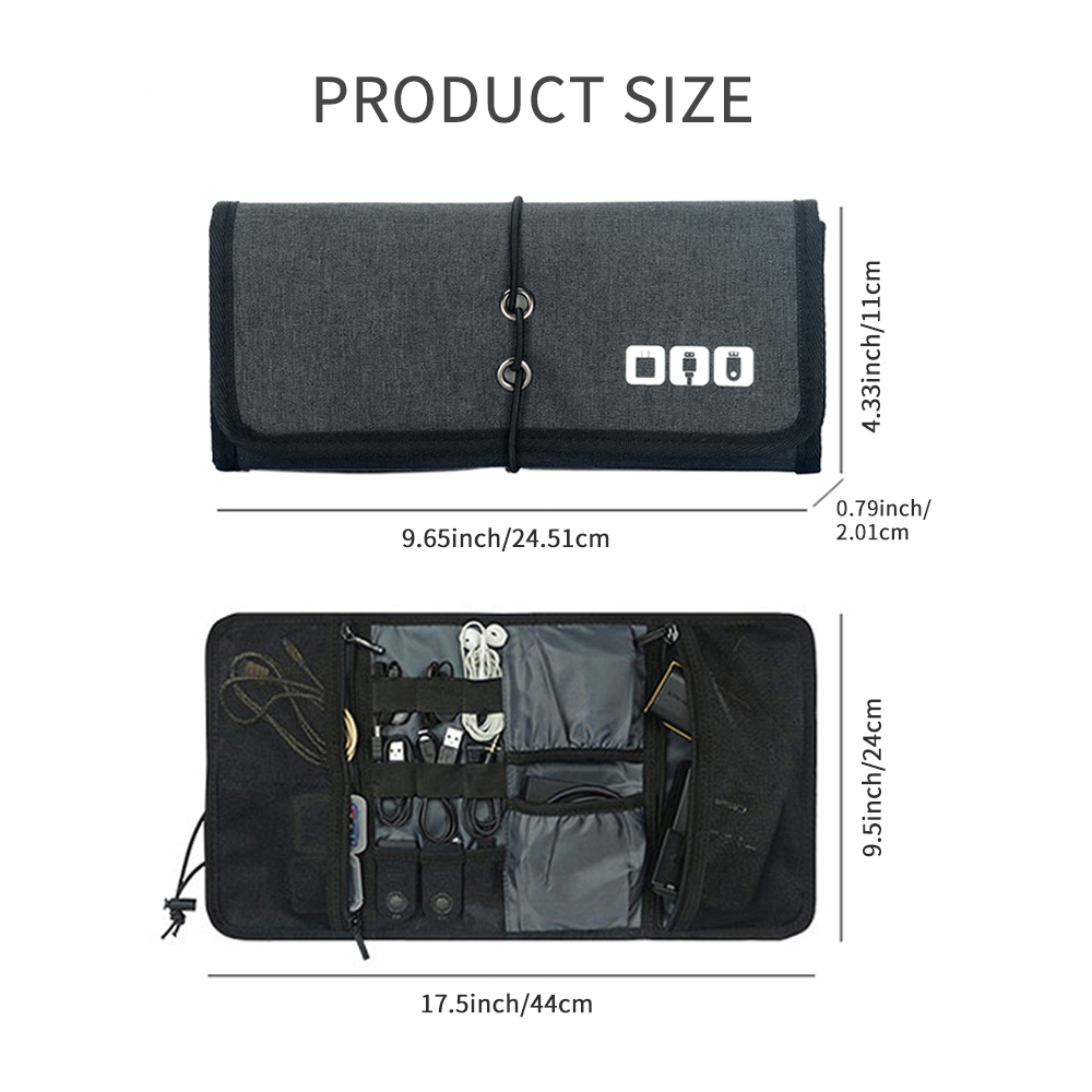 Travel Cable Storage Bag，Elect - огляд і ціна Tech Accessories Travel Organizer Pouch