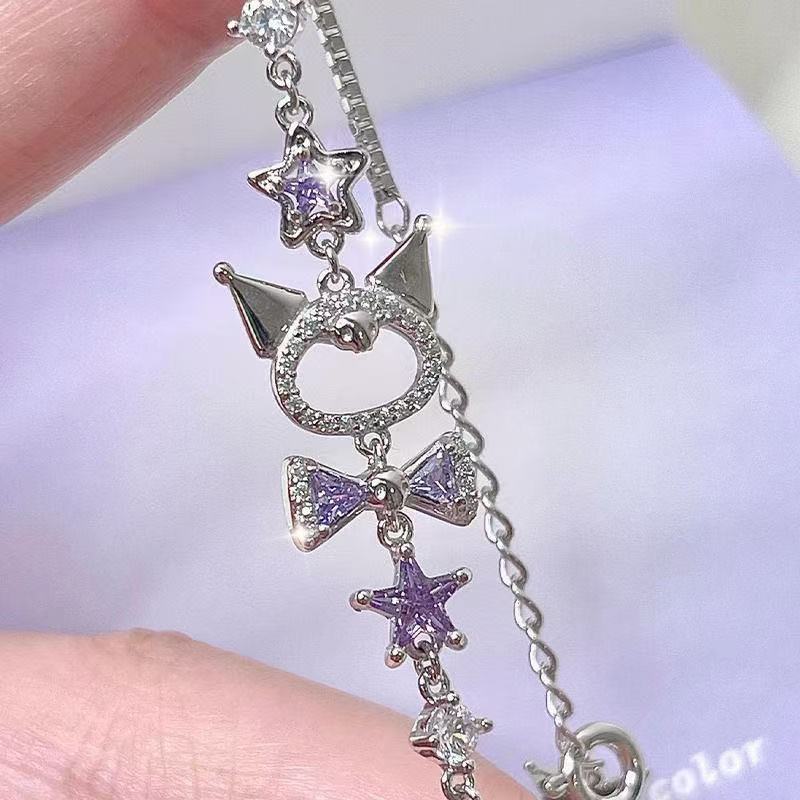 Kuromi Inspired Charm Bracelet - огляд і ціна Kawaii Tech Accessories